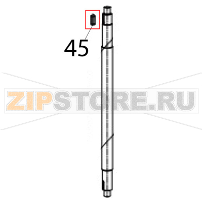 Flat key Hurakan HKN-30SN2V Flat key Hurakan HKN-30SN2VЗапчасть на деталировке под номером: 45