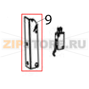 Support plate Hurakan HKN-FR1GM Support plate Hurakan HKN-FR1GMЗапчасть на деталировке под номером: 9