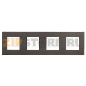 Рамка четырехместная, антрацитовая ABB 2CLA227400N1801 