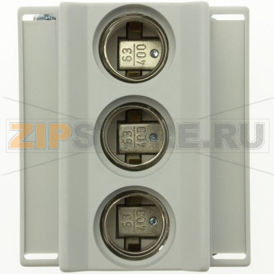 Держатель предохранителей, 63 A, AC 400 В, D02, 3P, IEC 2,5 Eaton FUSE-BASE D02 E18 3P 400V 