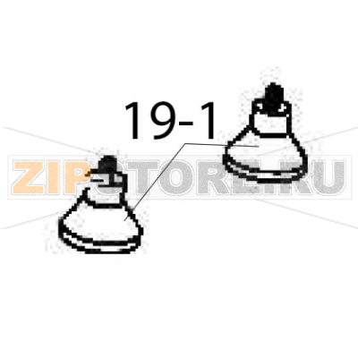 Rubber feet Hurakan HKN-CL6 Rubber feet Hurakan HKN-CL6Запчасть на деталировке под номером: 19-1