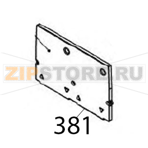 Plexiglass per dosatore doppio Vortmax DDM 660 Plexiglass per dosatore doppio Vortmax DDM 660Запчасть на деталировке под номером: 381