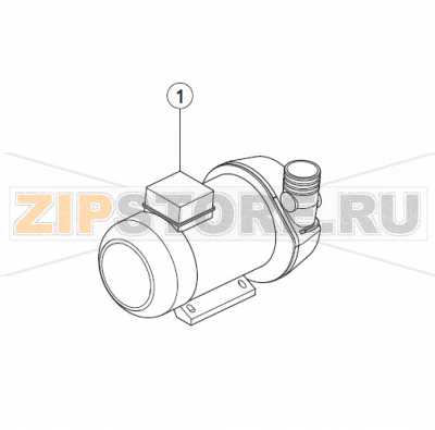 Wash pump Hobart UXT-10A                                                              Wash pump  Hobart UXT-10AЗапчасть на сборочном чертеже под номером: 1Название запчасти на немецком языке языке: Wash pump Hobart UXT-10A
