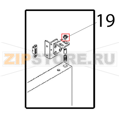 Screw M6x10 Angelo Po FM611E1 Screw M6x10 Angelo Po FM611E1Запчасть на деталировке под номером: 19
