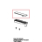 Cap for door upper stirrup Unox XVC 305E