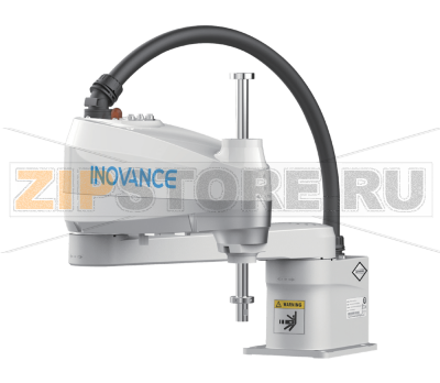 Робот, нагрузка: 10 кг, радиус действия: 600 мм, ход по вертикали: 200 мм, кабель: 3 м, повторяемость: ±0.02 мм, время цикла: 0.36 с Inovance IR-S10-60Z20S3-INT 