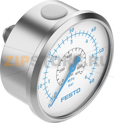 Манометр Festo PAGL-HP3-63-60-G14 