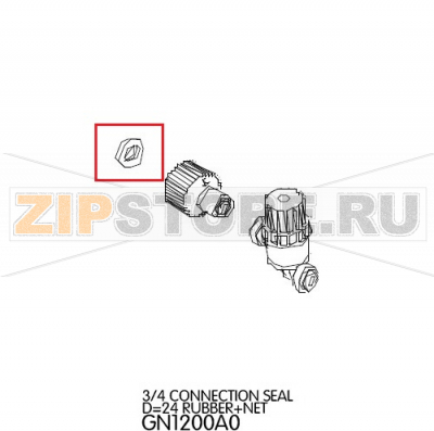 3/4 connection seal D=24 rubber+net Unox XVC 315G 3/4 connection seal D=24 rubber+net Unox XVC 315GЗапчасть на деталировке под номером: 108Название запчасти на английском языке: 3/4 connection seal D=24 rubber+net Unox XVC 315G