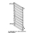 St. Steel right Lat. Grid 10X600X400 Unox XBC 805