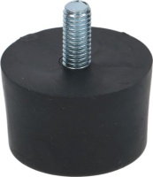 FOOT WITH PIN KIT M6 - 4 PCS