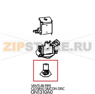 Venturi pipe closing silicon disc Unox XBC 805 Venturi pipe closing silicon disc Unox XBC 805Запчасть на деталировке под номером: 113Название запчасти на английском языке: Venturi pipe closing silicon disc Unox XBC 805