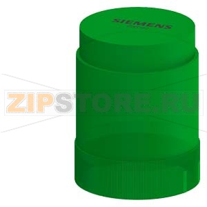 ЭЛЕМЕНТ ДЛЯ СИГНАЛЬНОЙ КОЛОННЫ, ДИАМЕТР 50 MM;  IP54; МИГАЮЩИЙ ЭЛЕМЕНТ, LED ЗЕЛЁНЫЙ, 24 V AC/DC Siemens 8WD4220-5BC 