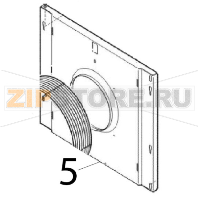 Chamber air guide Angelo Po FM611E1 Chamber air guide Angelo Po FM611E1Запчасть на деталировке под номером: 5