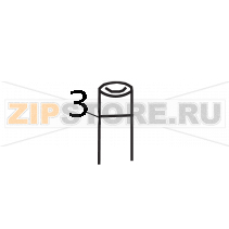 Tubo di risciacquo per collettore infe Elettrobar Fast 161 Tubo di risciacquo per collettore infe Elettrobar Fast 161Запчасть на деталировке под номером: 3