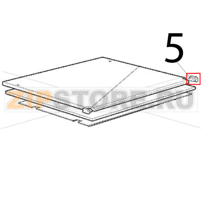 Tappo in plastica DX Scotsman BF 80 Tappo in plastica DX Scotsman BF 80Запчасть на деталировке под номером: 5