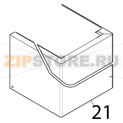 Hood cover Silanos E1000 Hood cover Silanos E1000Запчасть на деталировке под номером: 21