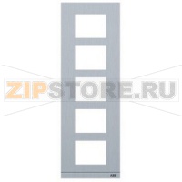 Рамка для станции аудиовызова, 1/5, алюминий ABB 2TMA200160A0017