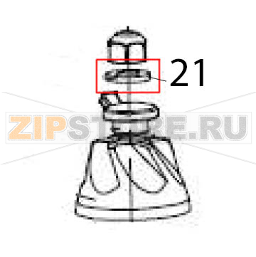 Washer Hurakan HKN-ME717 Washer Hurakan HKN-ME717Запчасть на деталировке под номером: 21