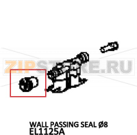 Wall passing seal Ø8 Unox XL 415