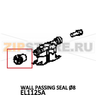 Wall passing seal Ø8 Unox XL 415 Wall passing seal Ø8 Unox XL 415Запчасть на деталировке под номером: 34Название запчасти на английском языке: Wall passing seal Ø8 Unox XL 415