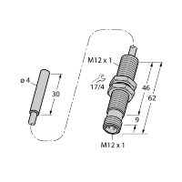 Датчик индуктивный Turck BI1.5-EH04-0.3-M12-SIU-H1141