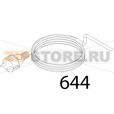 Cavo alim. comp. mn suko unifi Sirman Mirra 300 Y09 Cavo alim. comp. mn suko unifi Sirman Mirra 300 Y09Запчасть на деталировке под номером: 644