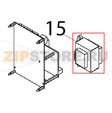 Trasformatore Angelo Po BX61E Trasformatore Angelo Po BX61EЗапчасть на деталировке под номером: 15