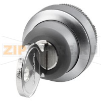 Поворотный выключатель с ключом для модулей расширения, 22 мм, круглый, пластиковый, с фиксацией, 3 положения, 2 ключа в комплекте, 2 НО-контакта, (вкл. печатную плату и блок контактов) Siemens 6AV7674-1ME00-0AA0