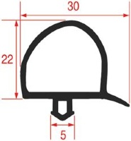 SNAP-IN GASKET 1750x725 mm