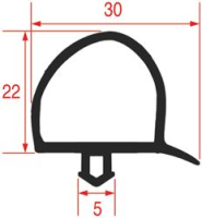 SNAP-IN GASKET 1750x725 mm