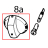 Black knob Tecnoinox FTR70E7