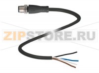 Кабель датчика-исполнительного устройства Cable connector V1S-G-BK1M-PUR-U Pepperl+Fuchs