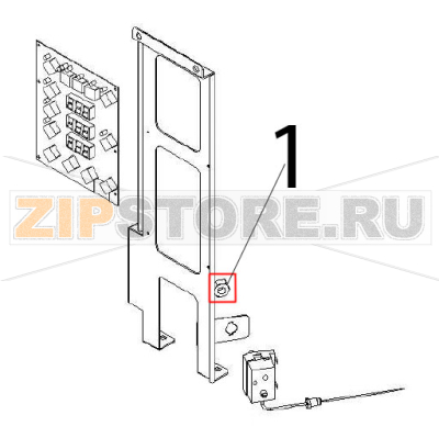 Nut Angelo Po BX101E Nut Angelo Po BX101EЗапчасть на деталировке под номером: 1