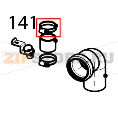 Galvanized screw clamp 9x25-40 Tecnoinox EFB10DSL Galvanized screw clamp 9x25-40 Tecnoinox EFB10DSLЗапчасть на деталировке под номером: 141
