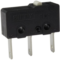Микропереключатель 250 В/AC, 6 A, 1 x вкл/вкл, 1 шт Zippy SM1-N6S-00B0-Z