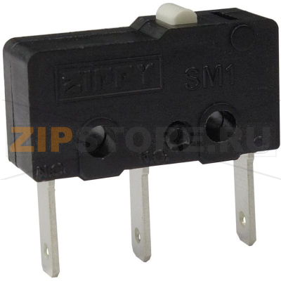 Микропереключатель 250 В/AC, 6 A, 1 x вкл/вкл, 1 шт Zippy SM1-N6S-00B0-Z 
