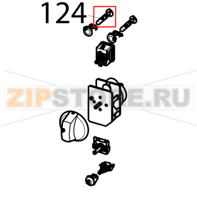Signal lamp 230 V Tecnoinox EFC06M Signal lamp 230 V Tecnoinox EFC06MЗапчасть на деталировке под номером: 124