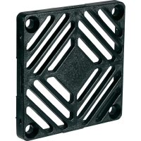 Решетка для вентилятора 121x121x6.5 мм, пластиковая SEPA FG120K