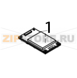 MFI Bluetooth 5.0 module, NFC tag TSC Alpha-30L MFI Bluetooth 5.0 module, NFC tag TSC Alpha-30LЗапчасть на деталировке под номером: 1