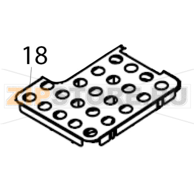 Mesh seperator Hurakan HKN-FR6E Mesh seperator Hurakan HKN-FR6EЗапчасть на деталировке под номером: 18