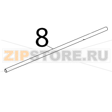 Tubo manigla D-EST=18, SP =1, L=668 Unox XVC 104 Tubo manigla D-EST=18, SP =1, L=668 Unox XVC 104Запчасть на деталировке под номером: 8