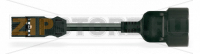pre-assembled adapter cable; Plug/SCHUKO coupler; 3-pole; Cod. A; H05VV-F 3G 1.5 mm; 3 m; 1,50 mm; white Wago 771-9993/406-302