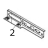 Interface bracket, for parallel port TSC TX310
