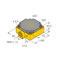 Датчик индуктивный Turck NI40-CP80-FZ3X2
