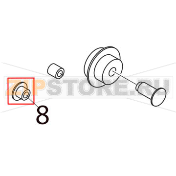 Bracket F4-43 Toshiba TEC B-SX5T-TS12/22-QQ-US Bracket F4-43 Toshiba TEC B-SX5T-TS12/22-QQ-USЗапчасть на деталировке под номером: 8