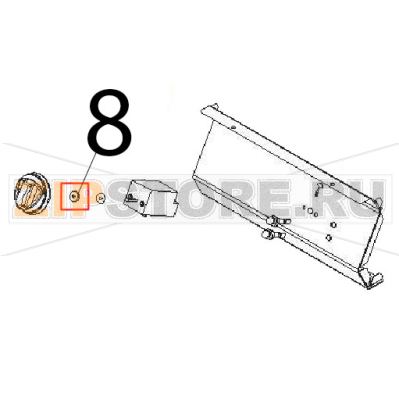Thermostat Angelo Po 091FR1E Thermostat Angelo Po 091FR1EЗапчасть на деталировке под номером: 8