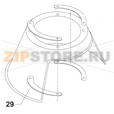 Sold as 56P40Z or 56P40.1Z Bear Varimixer AR40 VL-1S                                                              Sold as 56P40Z or 56P40.1Z Bear Varimixer AR40 VL-1SЗапчасть на сборочном чертеже под номером: 29Название запчасти на датском&nbsp;языке: Sold as 56P40Z or 56P40.1Z Bear Varimixer AR40 VL-1S