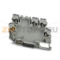 Полностью укомплектованный корпус Phoenix Contact STTCO-LG 2,5/5 ZB-PE GY