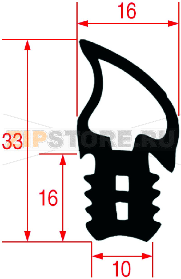 УПЛОТНИТЕЛЬ ДВЕРЦЫ ПЕЧИ 745X605 MM 