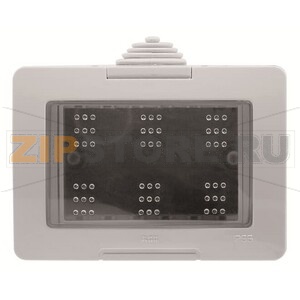 Коробка для открытой установки на 3 модуля, IP55 ABB 2CLA339100N1101 